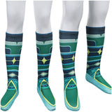 Elio 2025 Cosplay Green Printed Sock Halloween Carnival Party Props Accessories