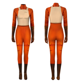 Visions Season 2 Costume Orange Cosplay Jumpsuit For Kids Female Halloween Carnival Suit