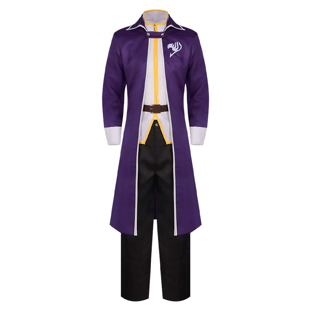 Fairy Tail Gray Fullbuster Purple Set Cosplay Costume Outfits Halloween Carnival Suit