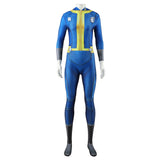 Fallout 2024 TV Lucy Vault Dweller Vault 33 Blue Jumpsuit Cosplay Costume Outfits