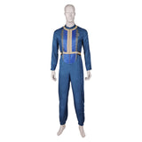 Fallout 2024 TV Vault 33 Vault Dweller Blue Jumpsuit Cosplay Costume Outfits Halloween Carnival Suit