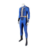 Fallout 2024 TV Vault 33 Vault Dweller Blue Printed Jumpsuit For Men Cosplay Costume Outfits Halloween Carnival Suit