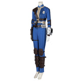 Fallout Lucy Game Character Blue Suit Cosplay Costume Prop Outfits Halloween Carnival Suit