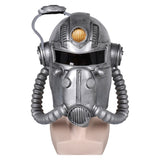 Fallout TV Maximus Cosplay Silvery Latex Masks Helmet Masquerade Halloween Party Costume Props