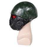 Fallout Soldier Cosplay Black Latex Masks Helmet Masquerade Halloween Party Costume Props