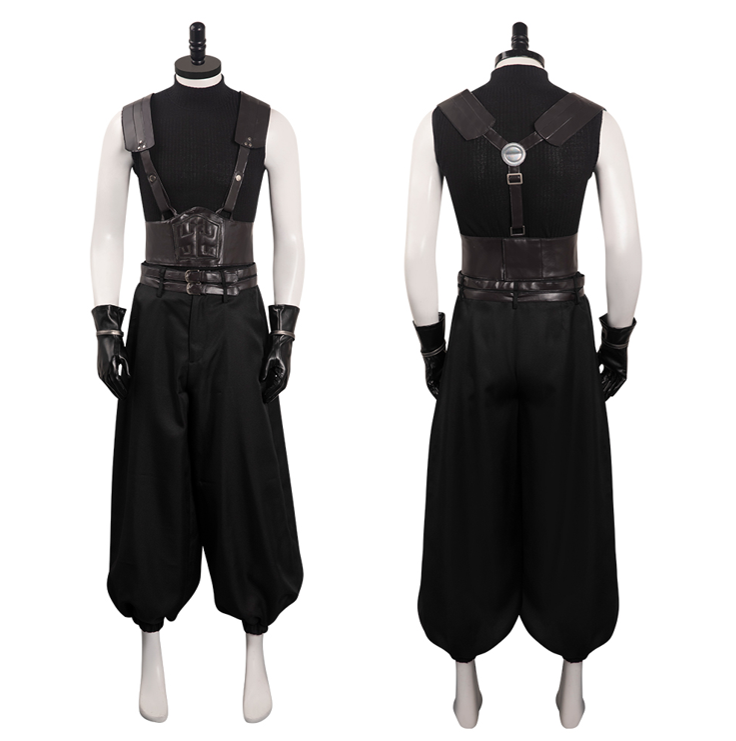 Crisis Core: Final Fantasy VII Zack Cosplay Costume Outfits Halloween Carnival Suit
