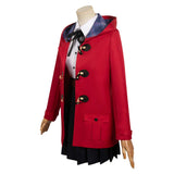 Girls Band Cry Iseri Nina Red Coat Anime Cosplay Costume Outfits Halloween Carnival Suit