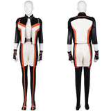 Hawkgirl Cosplay Costume Black White Outfit For Adult Female Halloween Carnival Suit