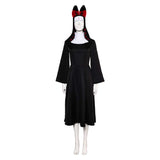 Hazbin Hotel Alastor Black Sister Nun Dress Cosplay Costume Outfits Halloween Carnival Suit