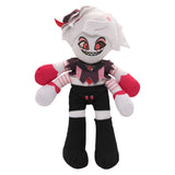 Hazbin Hotel Angel Dust Combat Suit Version 39CM Plush Toys Cartoon Soft Stuffed Dolls