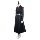 House of the Dragon Princess Rhaenys Targaryen Black Coat Cosplay Costume Outfits