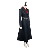 House of the Dragon Princess Rhaenys Targaryen Black Coat Cosplay Costume Outfits