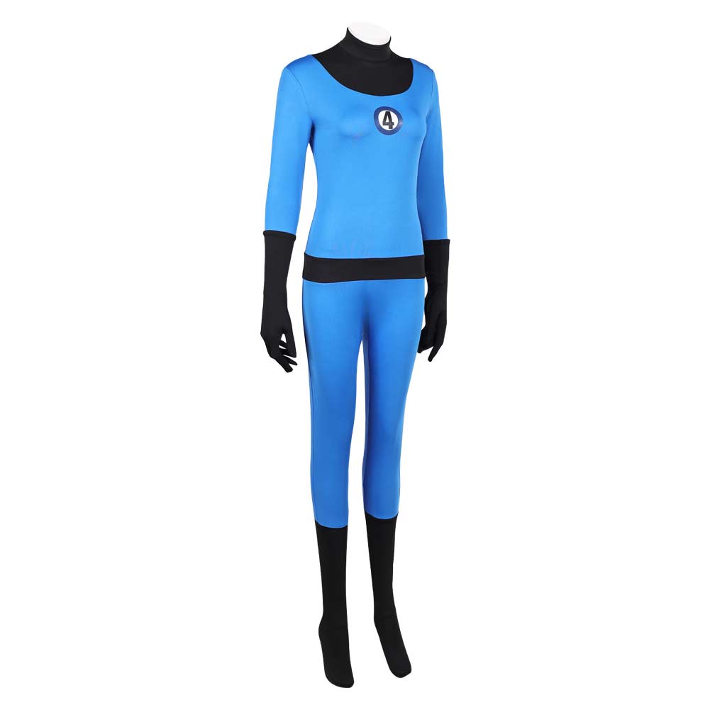 Invisible Woman Cosplay Costume For Adult Man Female Halloween Carnival Suit