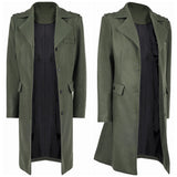 John Wick Costume Rooney Cosplay Green Coat For Adult Female Halloween Carnival Suit