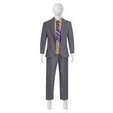 Joker 2 Arthur Fleck Kids Children Grey Suit Movie Character Cosplay Costume Outfits Halloween Carnival Suit