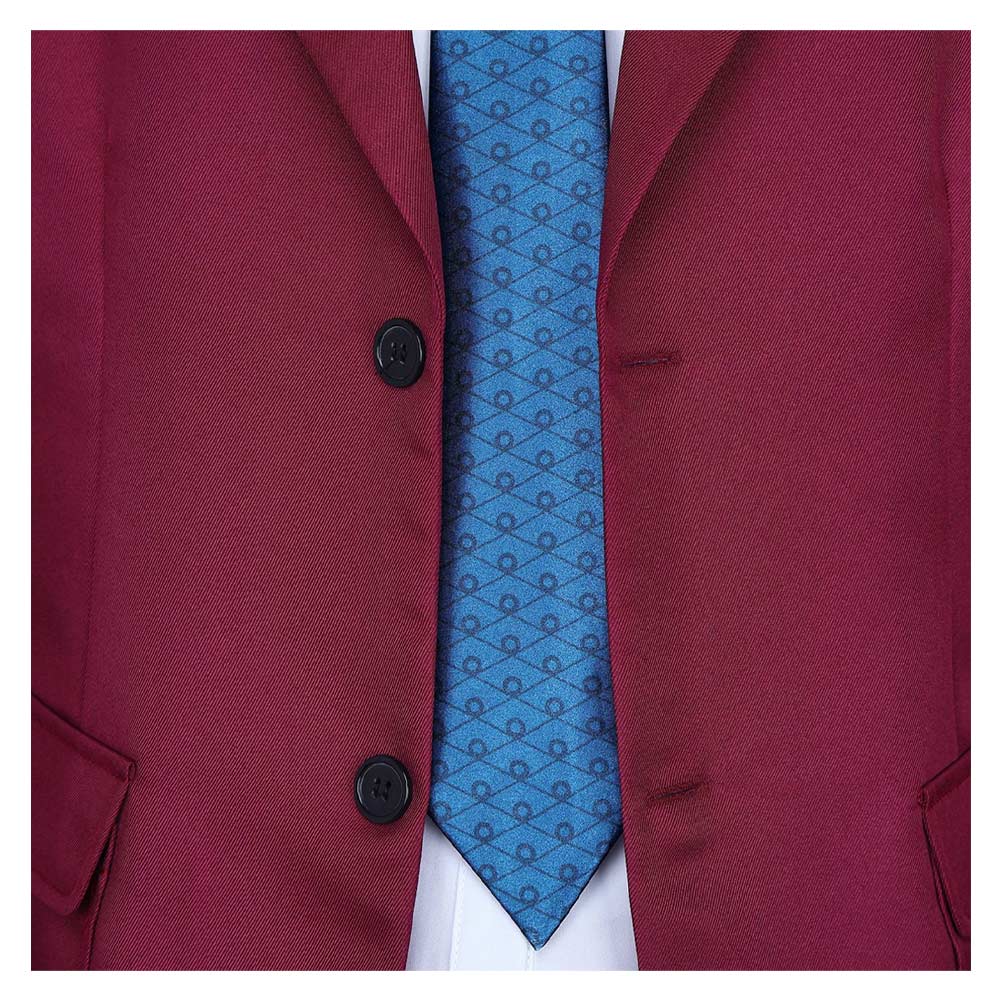 Joker Arthur Fleck Red Suit Cosplay Costume Outfits Halloween Carnival Suit