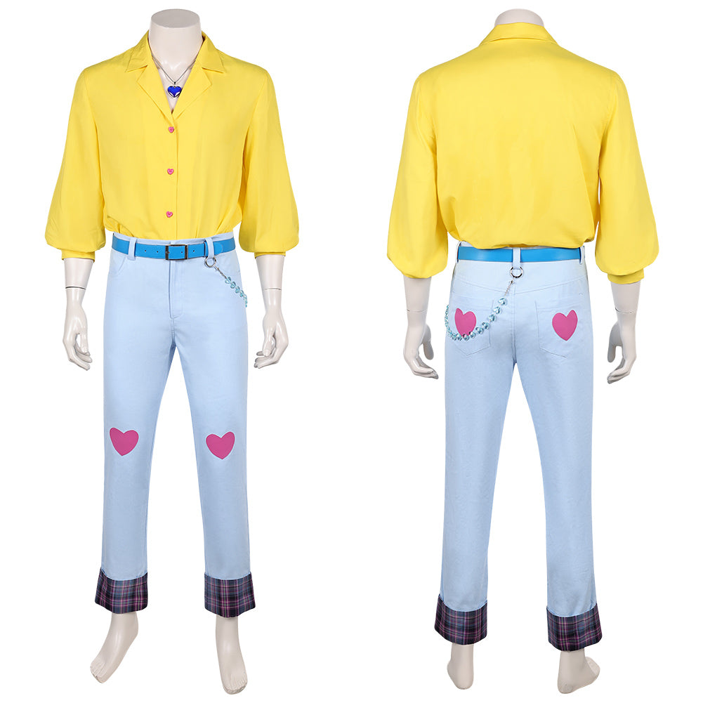 KPop Demon Hunters Romance Yellow Outfits Cosplay Costume Halloween Carnival Suit
