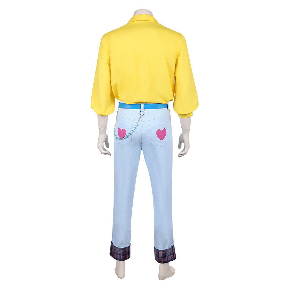 KPop Demon Hunters Romance Yellow Outfits Cosplay Costume Halloween Carnival Suit