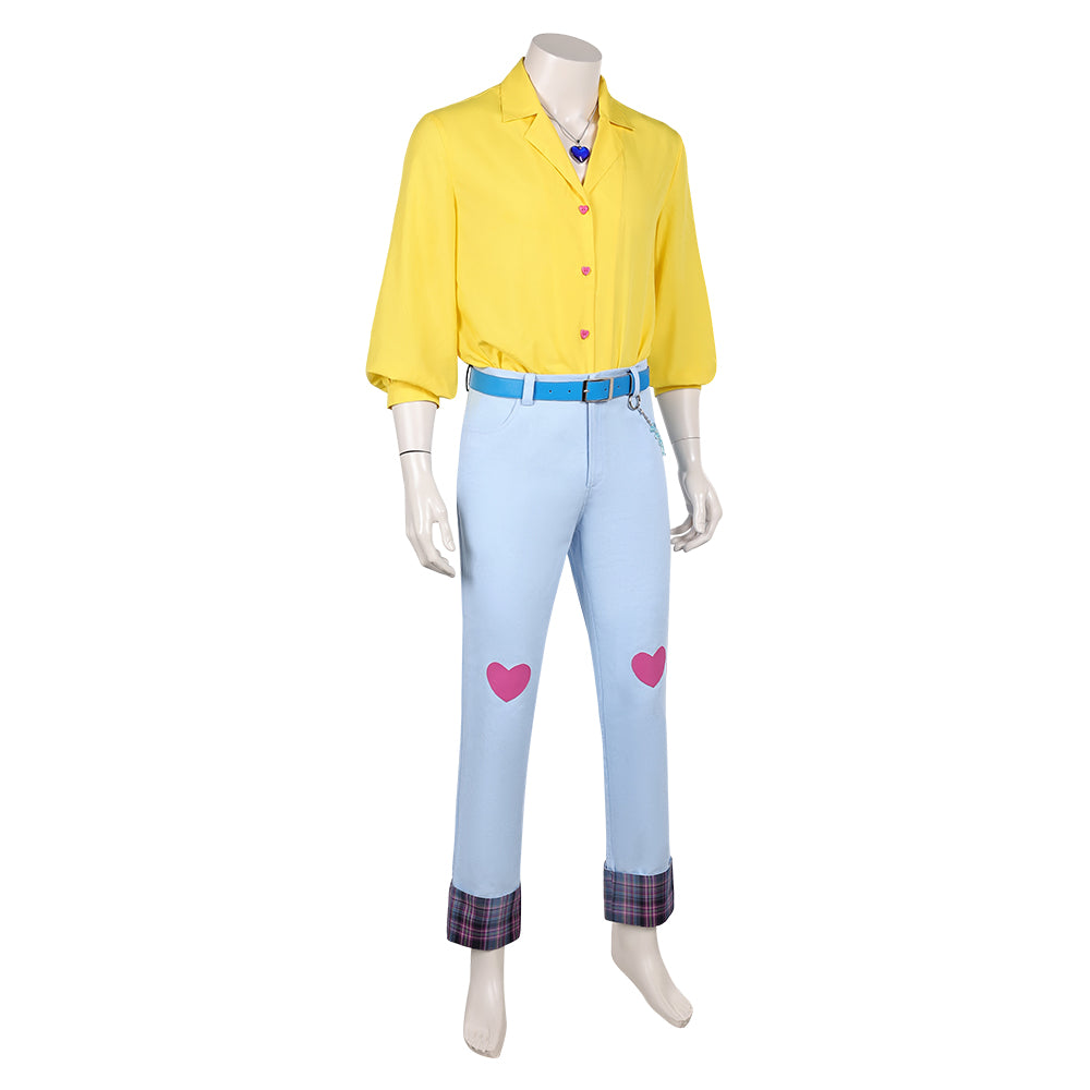 KPop Demon Hunters Romance Yellow Outfits Cosplay Costume Halloween Carnival Suit