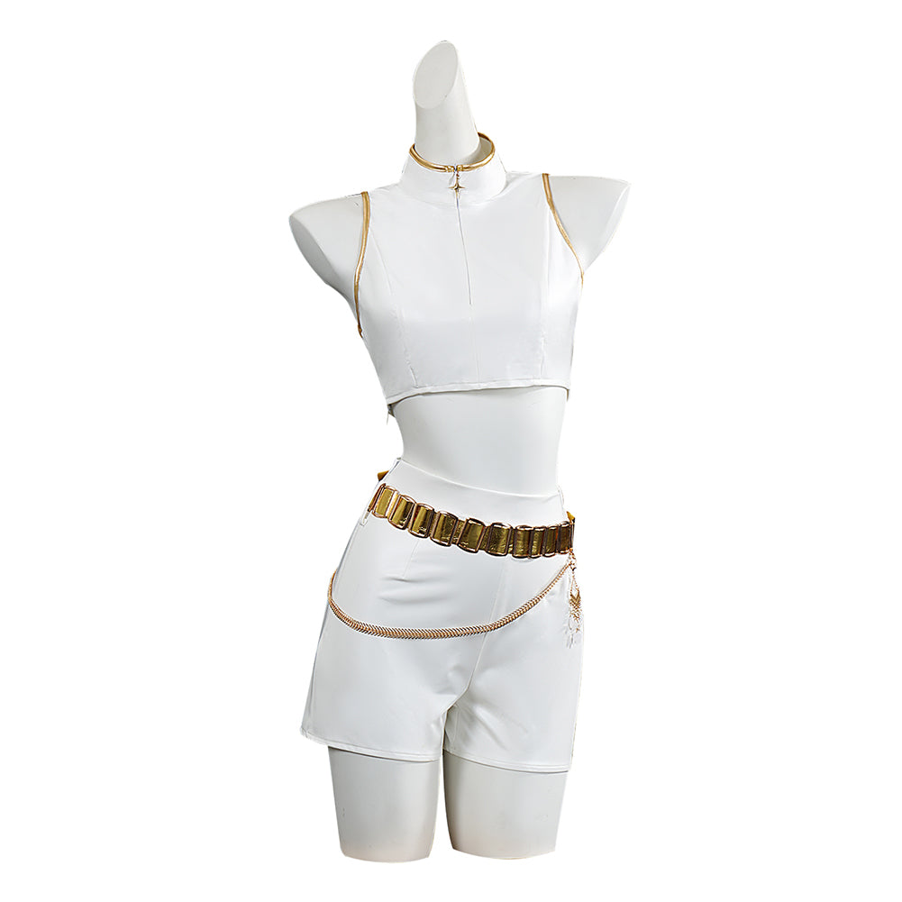 Kpop Demon Hunters Rumi Kids Cosplay Costume Outfit Halloween Carnival Suit