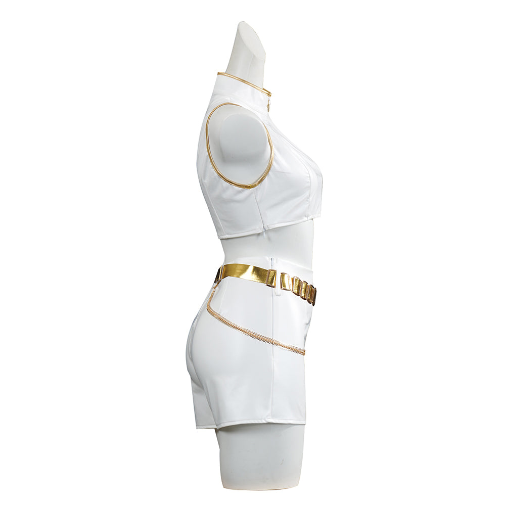 Kpop Demon Hunters Rumi Kids Cosplay Costume Outfit Halloween Carnival Suit