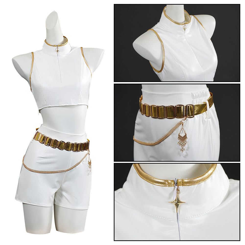 Kpop Demon Hunters Rumi Kids Cosplay Costume Outfit Halloween Carnival Suit