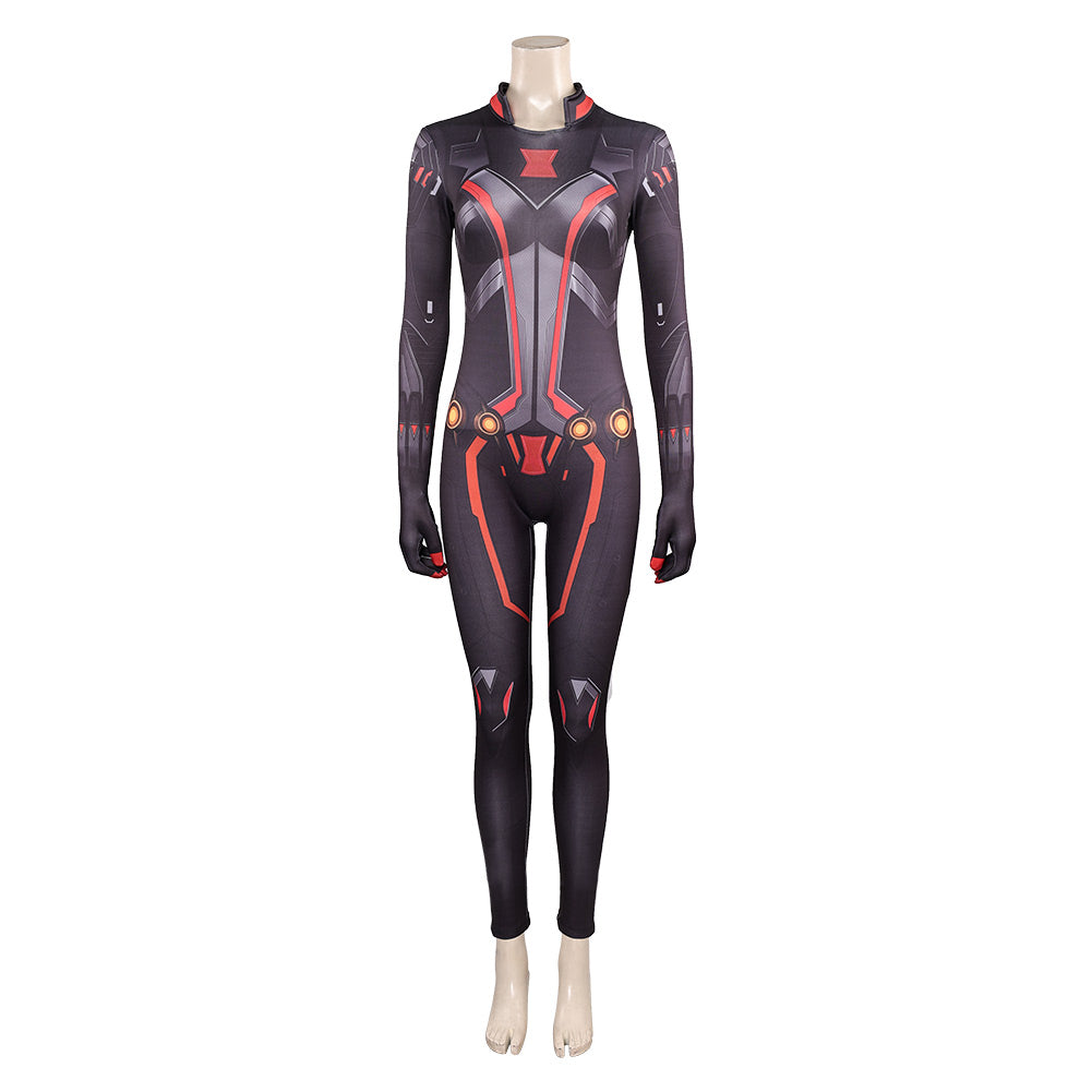 Marvel Rivals Black Widow Cosplay Costume Halloween Carnival Suit