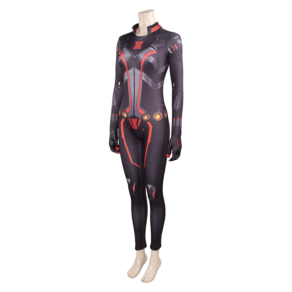 Marvel Rivals Black Widow Cosplay Costume Halloween Carnival Suit