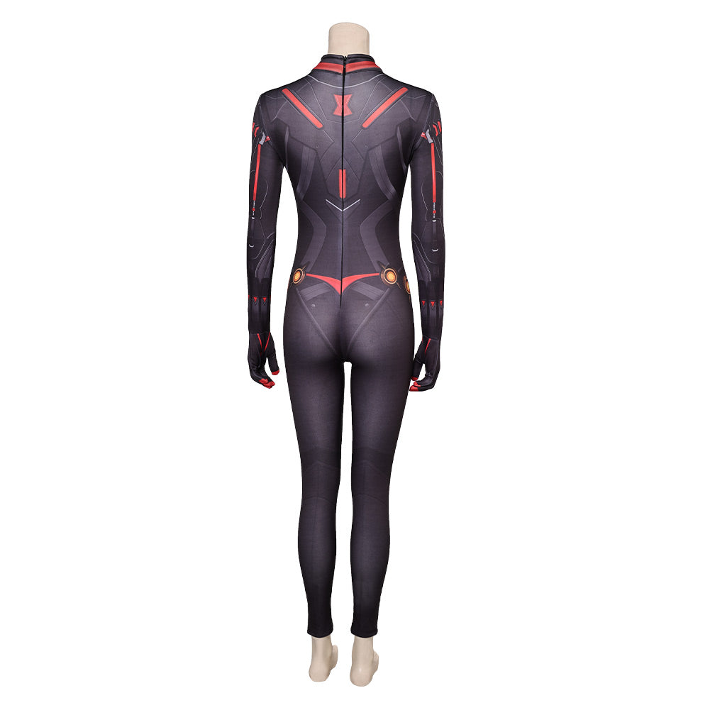 Marvel Rivals Black Widow Cosplay Costume Halloween Carnival Suit