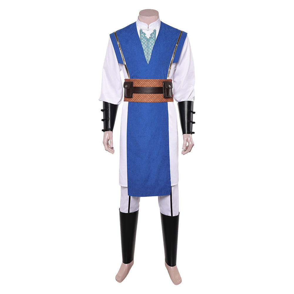 Mortal Kombat Lord Raiden Cosplay Costume Halloween Carnival Party Suit