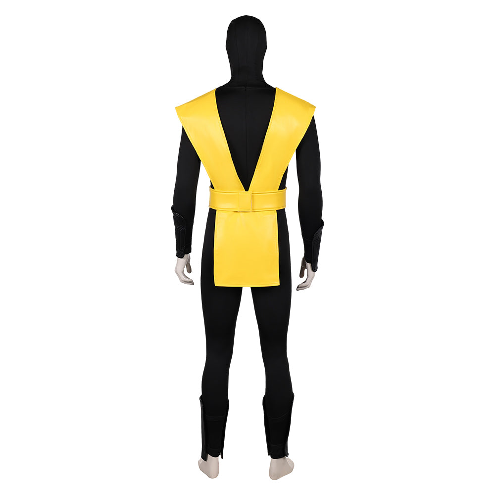Mortal Kombat Scorpion Cosplay Costume Halloween Carnival Party Suit