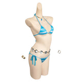 One Piece Nami Blue Bikinis Swimwear Swimsuit Cosplay Costume Outfits Halloween Carnival Suit ﻿