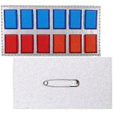 Priority Sector High Commander Cosplay Blue Red Badge Unisex Halloween Carnival Party Props Accessories