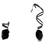 Valorant Fade Cosplay Black Gloves Accessories Props