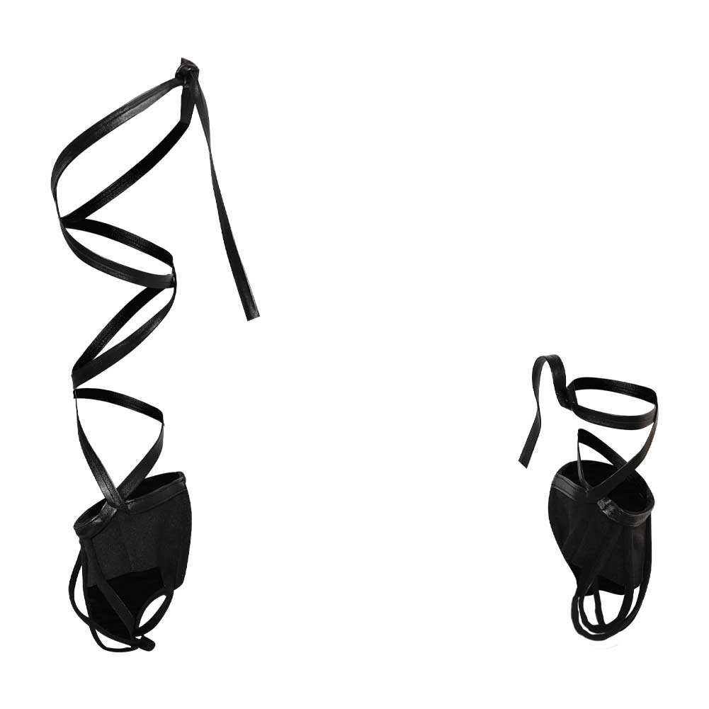 Valorant Fade Cosplay Black Gloves Accessories Props