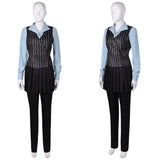 Elphaba Cosplay Costume Female Black Vest School Suit Halloween Carnival Suit