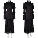 Elphaba Cosplay Costume Female Black Dress Halloween Carnival Suit
