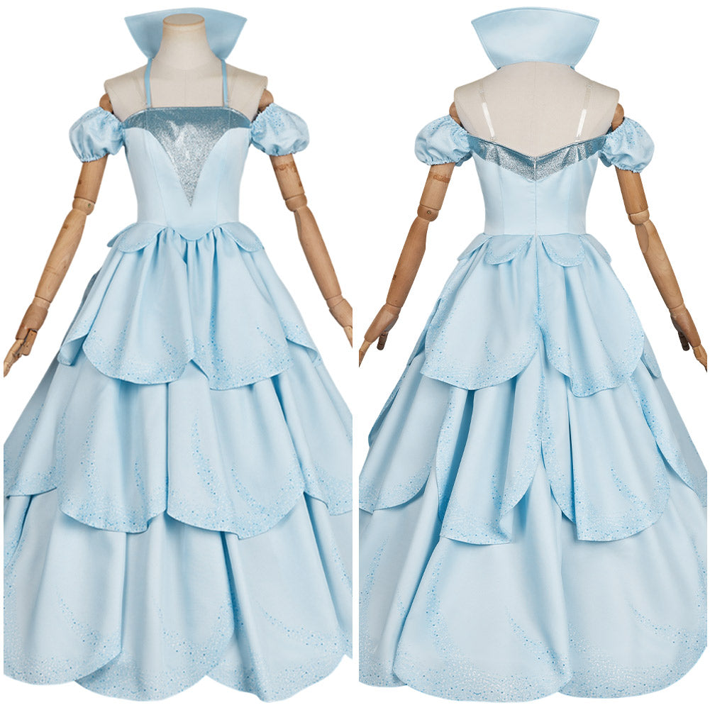 wiked glinda Cosplay Costume Halloween Carnival Suit
