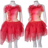 Glinda Cosplay Costume Female Red Dress Suit Halloween Carnival Suit