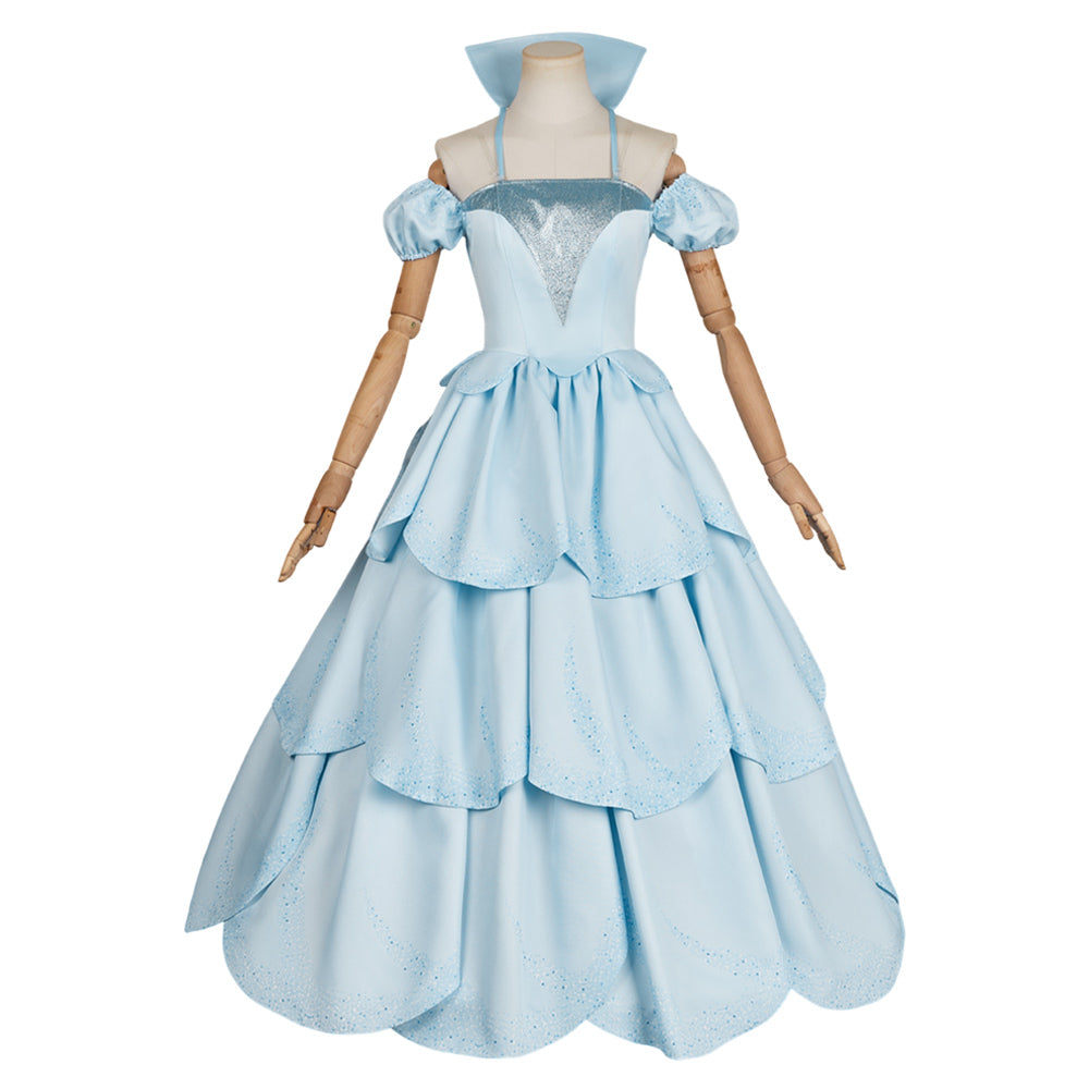 wiked glinda Cosplay Costume Halloween Carnival Suit