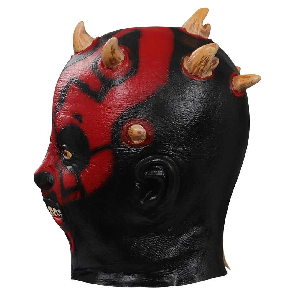 Darth Maul Mask Cosplay Latex Masks Helmet Masquerade Halloween Party Costume Props