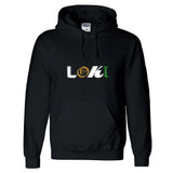 Cotton Hooded Sweatshirt Print Hoodie Black Loki Laufeyson