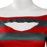 A Nightmare On Elm Street:Freddy Krueger Cosplay Costume Outfits Halloween Carnival Suit