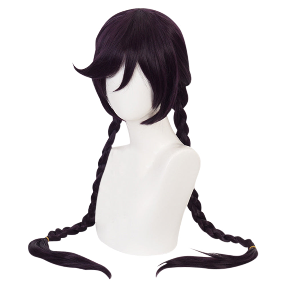 Danganronpa Carnival Halloween Party Props Touko Fukawa Cosplay Wig Heat Resistant Synthetic Hair