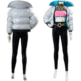 Empress of the Elements Cosplay League of Legends LOL TRUE DAMAGE Qiyana Outfit Cosplay Costume