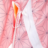 KNY  Kamado Nezuko Cosplay Costume Coat For Adult Female Halloween Carnival Outfit