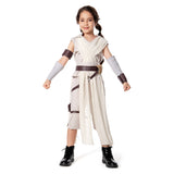 Rey The Rise of Skywalker Halloween Carnival Suit Rey Cosplay Costume Kids Children Outfit