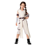 Rey The Rise of Skywalker Halloween Carnival Suit Rey Cosplay Costume Kids Children Outfit
