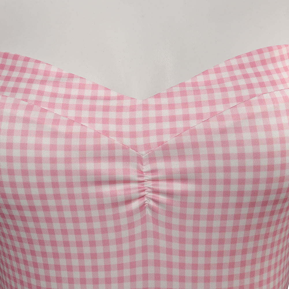 Barbie Original Design Sexy Print Dress Cosplay Costume Halloween Carnival Suit