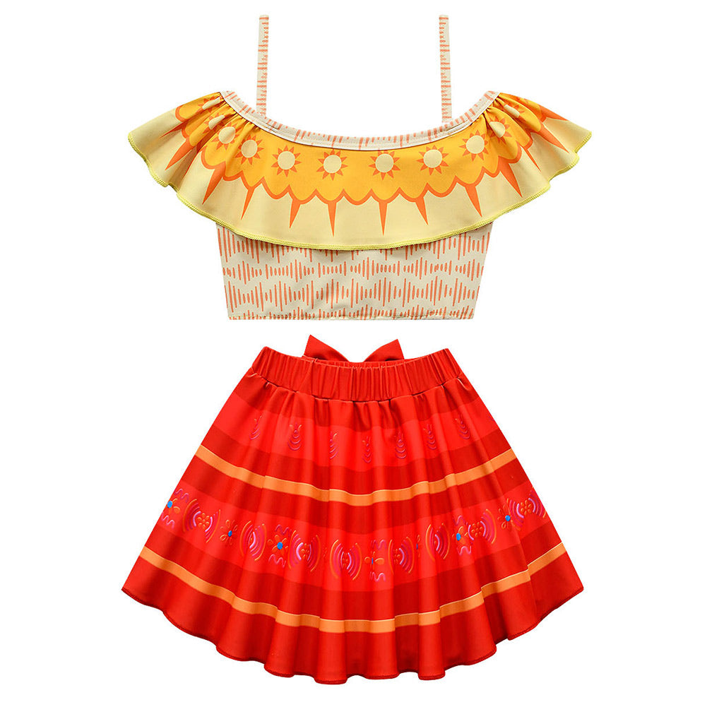 Encanto Dolores Cosplay Costume Kids Children Swimwear Dress Outfits Halloween Carnival Suit